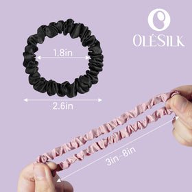 OLESILK arranged in a purple gift box demonstrating presentation and ready-to-gift benefit