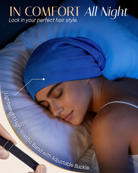 OLESILK inside view with ample space accommodating long hair