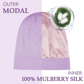OLESILK mulberry silk lining close-up protecting hair from friction