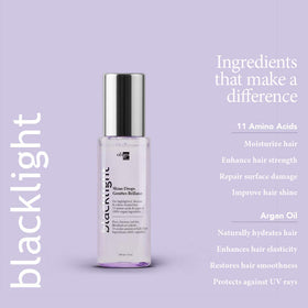 Oligo Professionnel ingredient label highlighting amino-acids and argan oil benefits
