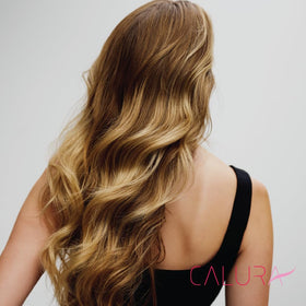 Oligo Professionnel after-wash shiny hair showcasing restored reflectivity
