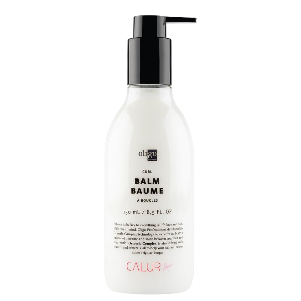 Oligo Professionnel front packaging showing the curl balm and benefits