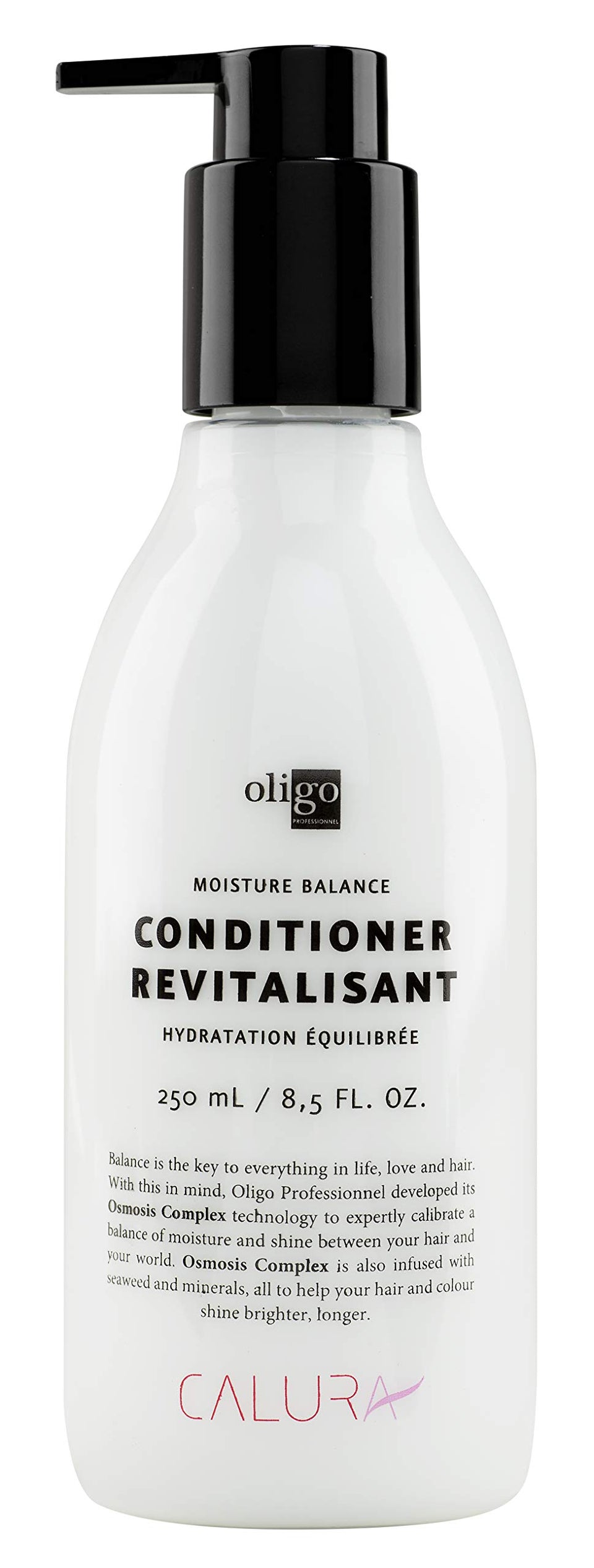 Oligo Professionnel front bottle showing product name and size promoting clarity