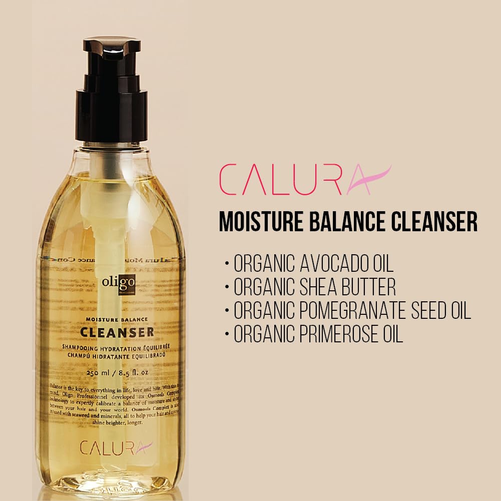 Oligo Professionnel shampoo foam texture close-up showing rich lather benefit