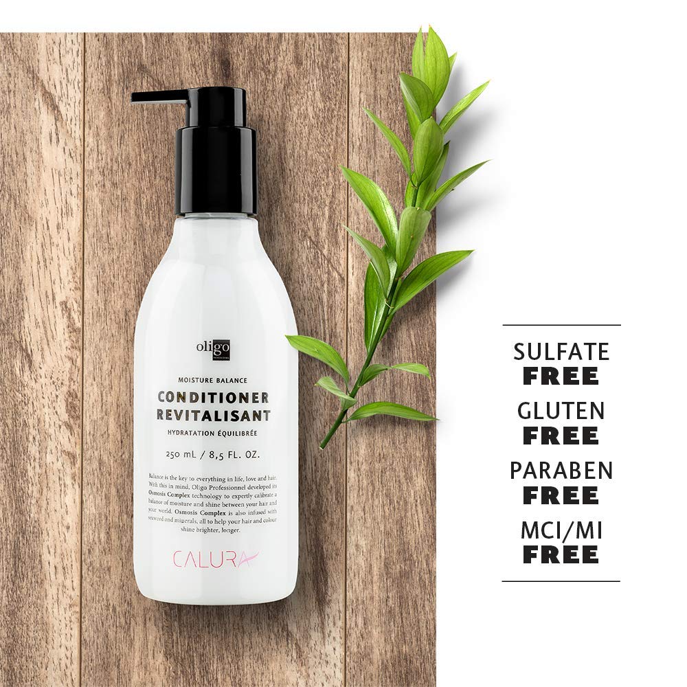 Oligo Professionnel conditioner applied in shower offering detangling help