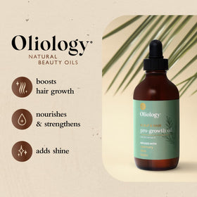 Oliology applied during scalp massage demonstrating refresh and hydration benefit