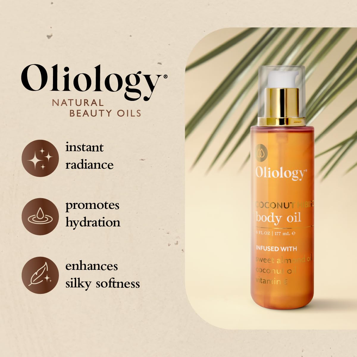 Oliology oil applied on skin demonstrating smooth, non-greasy hydration