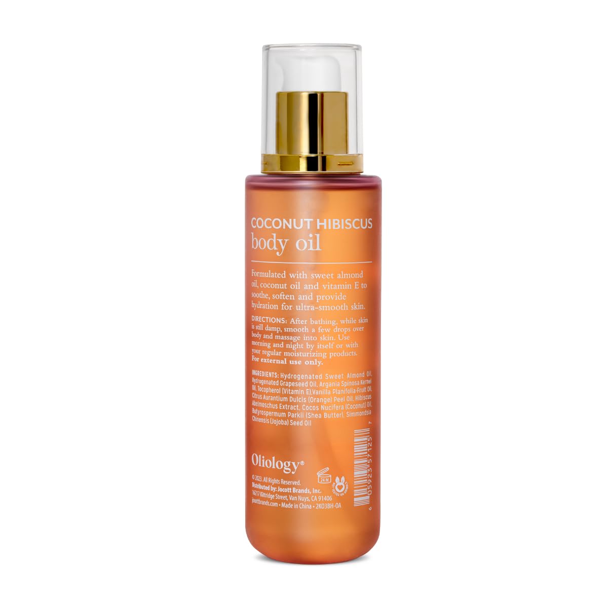 Oliology oil pouring texture highlighting lightweight, fast-absorbing finish