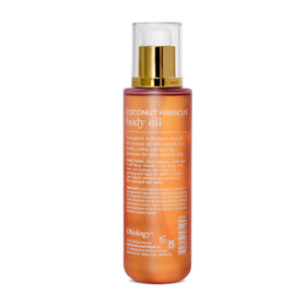Oliology oil pouring texture highlighting lightweight, fast-absorbing finish