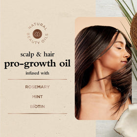 Oliology on bathroom vanity lifestyle scene suggesting effortless daily nourishment
