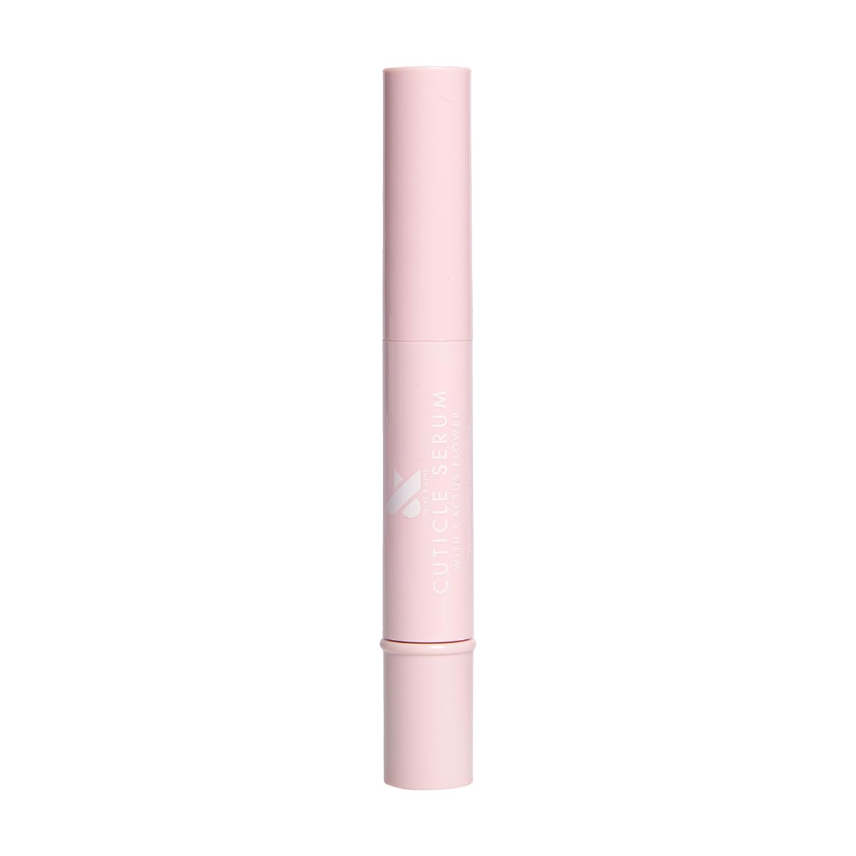 Olive & June cuticle serum front packaging showing sleek pen and cap, convenient storage