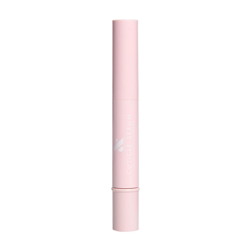 Olive & June cuticle serum front packaging showing sleek pen and cap, convenient storage