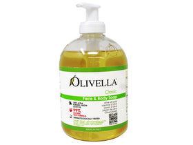 Olivella front bottle view showing clean packaging and product benefit