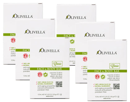 Olivella front packaging showing brand and moisturizing benefits