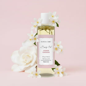 Olivia Care pump dispenser detail for controlled moisturization