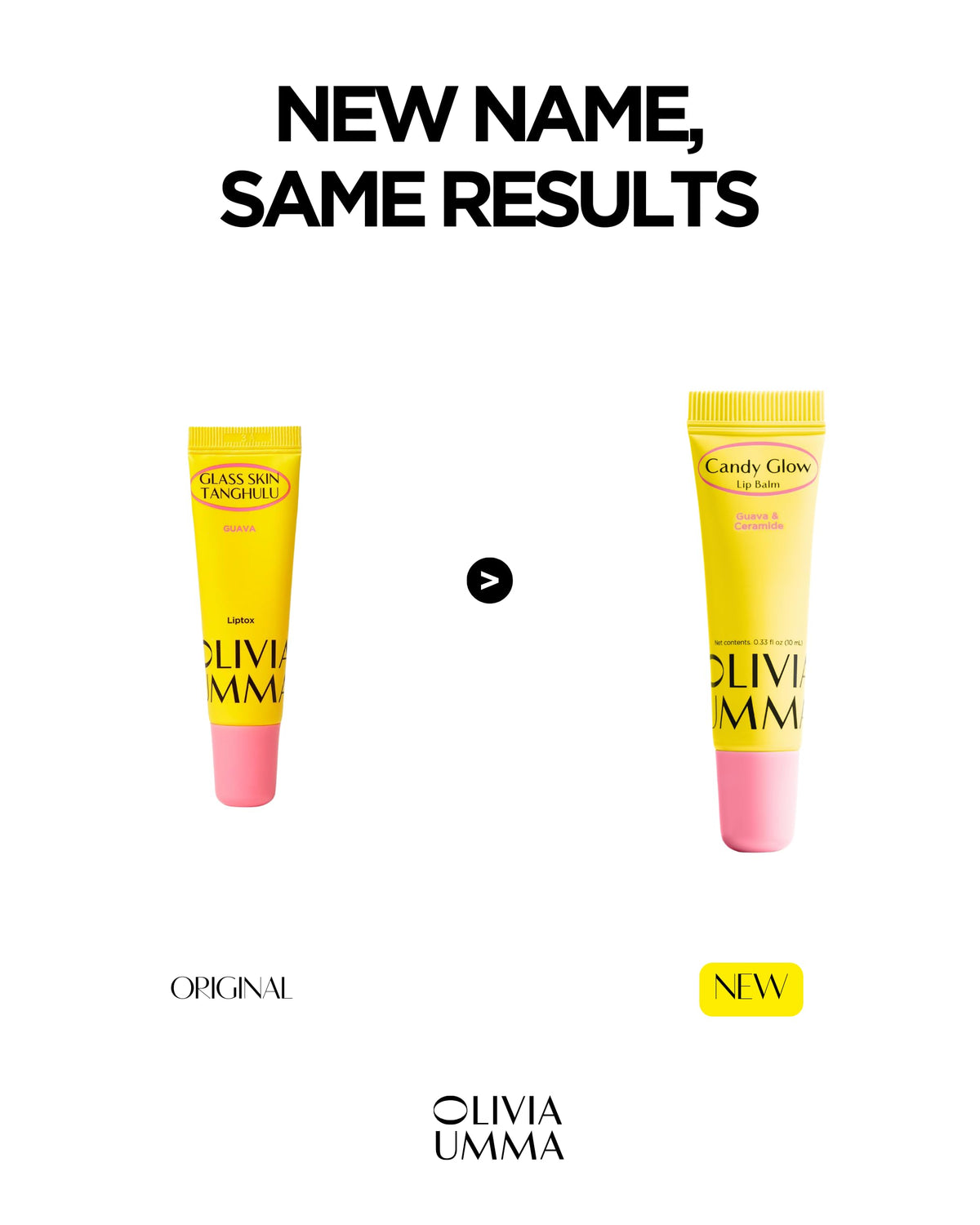 OLIVIAUMMA close-up of smooth glossy texture delivering hydration