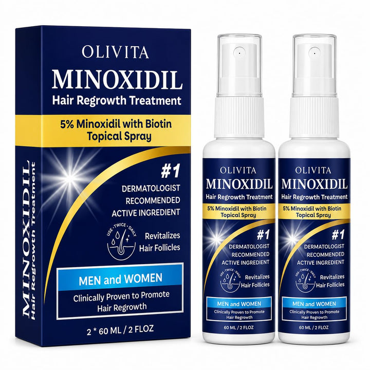 OLIVITA front packaging showing two bottles for consistent treatment