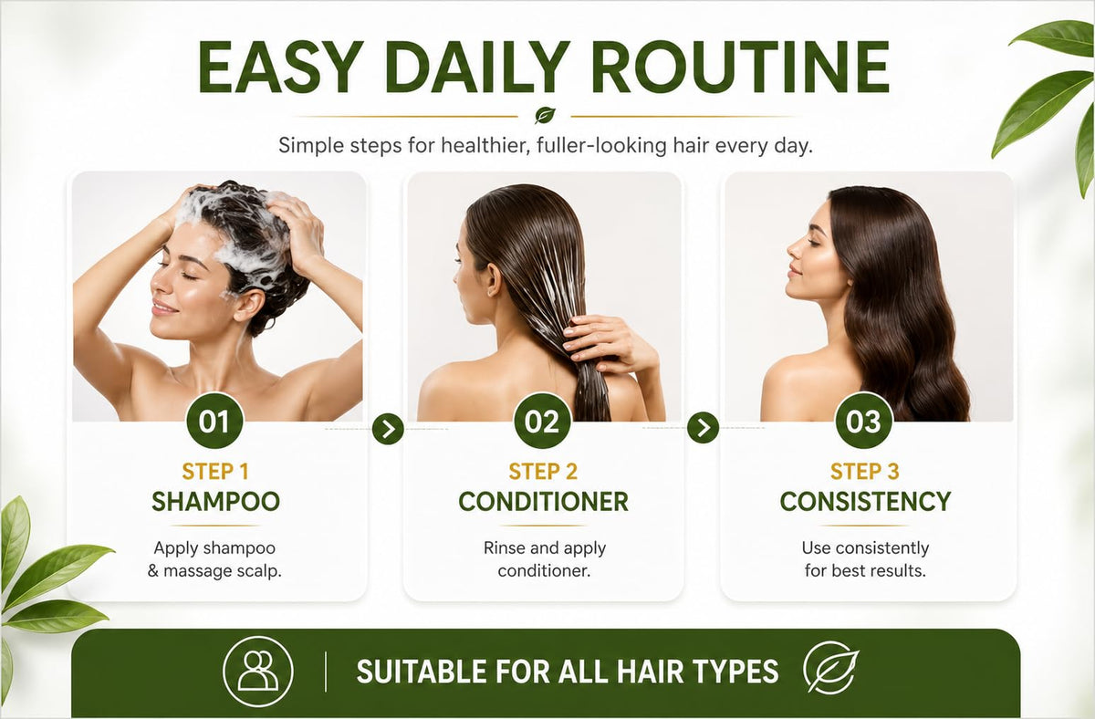 OLIVITA lifestyle shelf in bathroom emphasizing daily routine and confidence