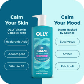 OLLY lifestyle shower scene illustrating mood-boosting self-care benefit