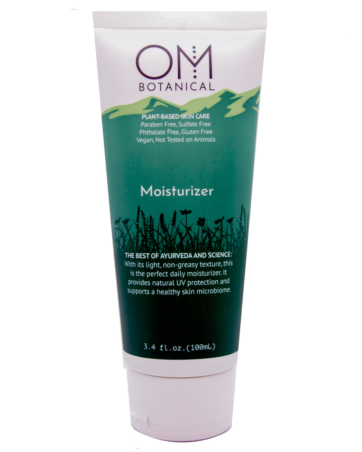 OM Botanical front packaging showing clean label and product name, promotes trust