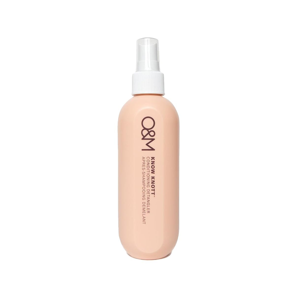 O&M Know Knott front bottle showing clean packaging and branding benefits