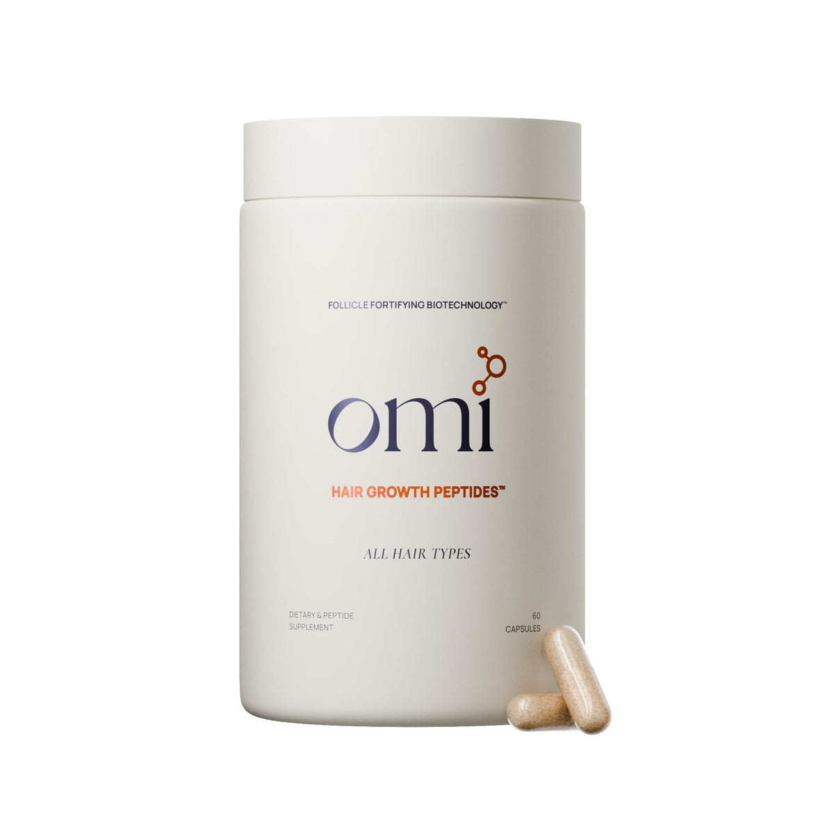 OMI WellBeauty front packaging showing product and clinical styling benefits