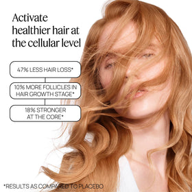 OMI WellBeauty lightweight peptide texture on fingertip for easy absorption