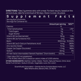 OMI WELLBEAUTY bottle with study summary sheet pointing to clinical testing