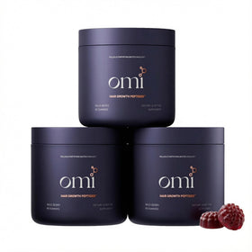 OMI WELLBEAUTY front packaging showing wild berry gummies and benefits