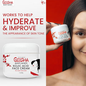 OMIC Geisha Cream ingredients label closeup highlighting key actives