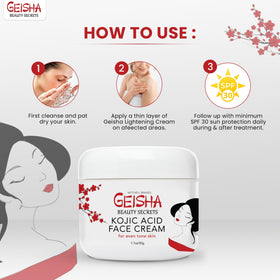 OMIC Geisha Cream open jar texture illustrating rich moisturizing feel