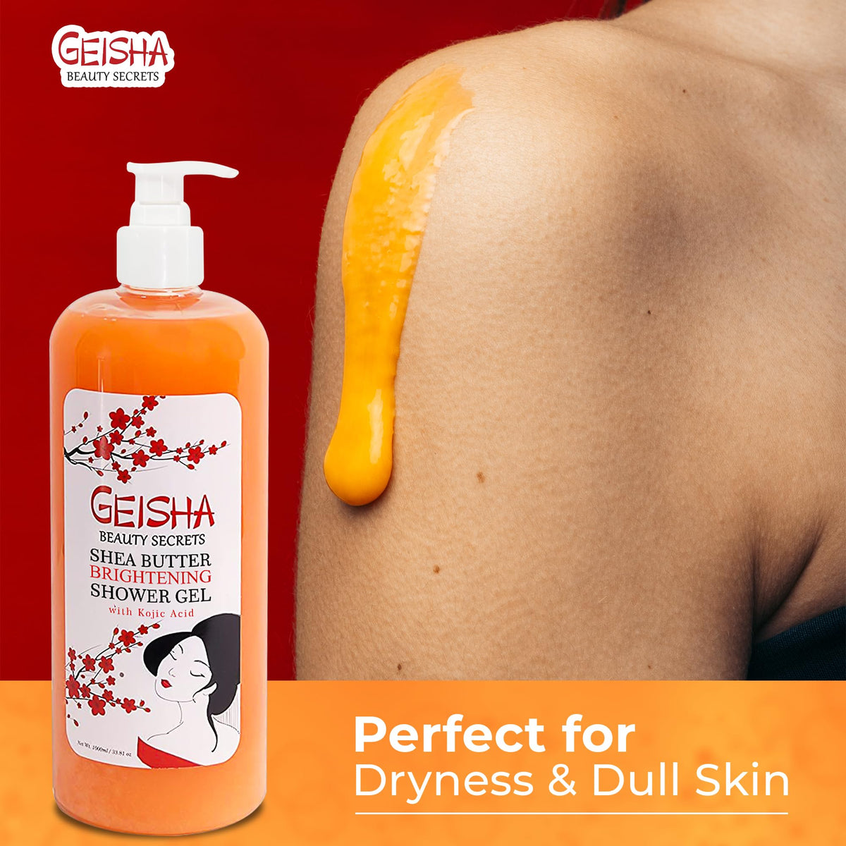 OMIC Geisha rich lather texture on palm showing cleansing foam and refreshment