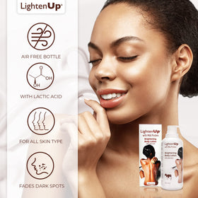OMIC Lighten-Up applied to underarm area to soften and even tone