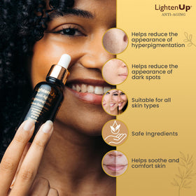 OMIC Lighten-Up with argan oil and shea butter ingredients for nourishing benefits