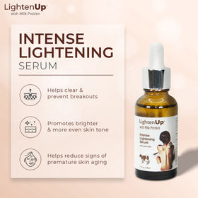 OMIC Lighten-Up close-up of serum texture on dropper highlighting lightweight absorption