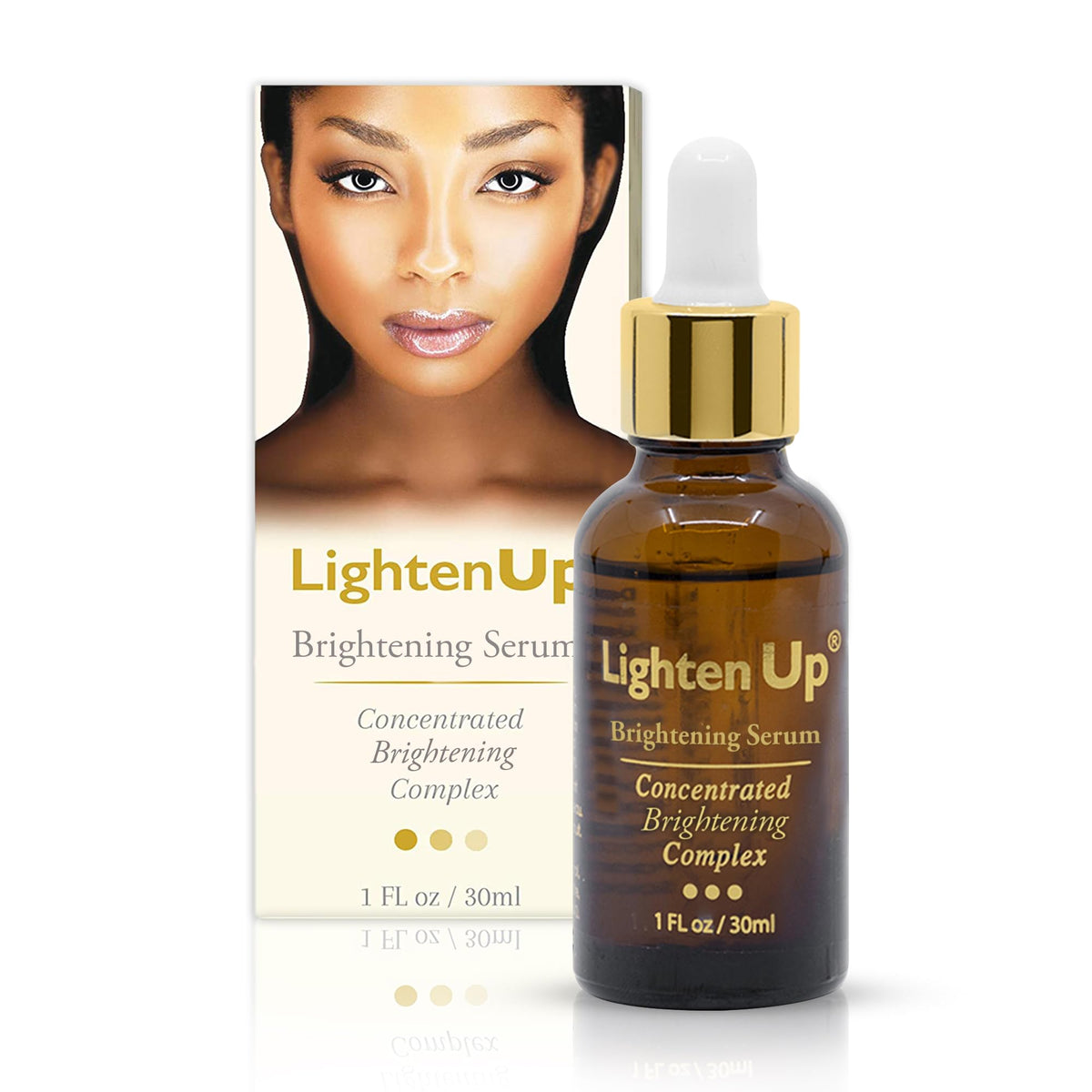 OMIC Lighten-Up front bottle displayed for product identification and clarity