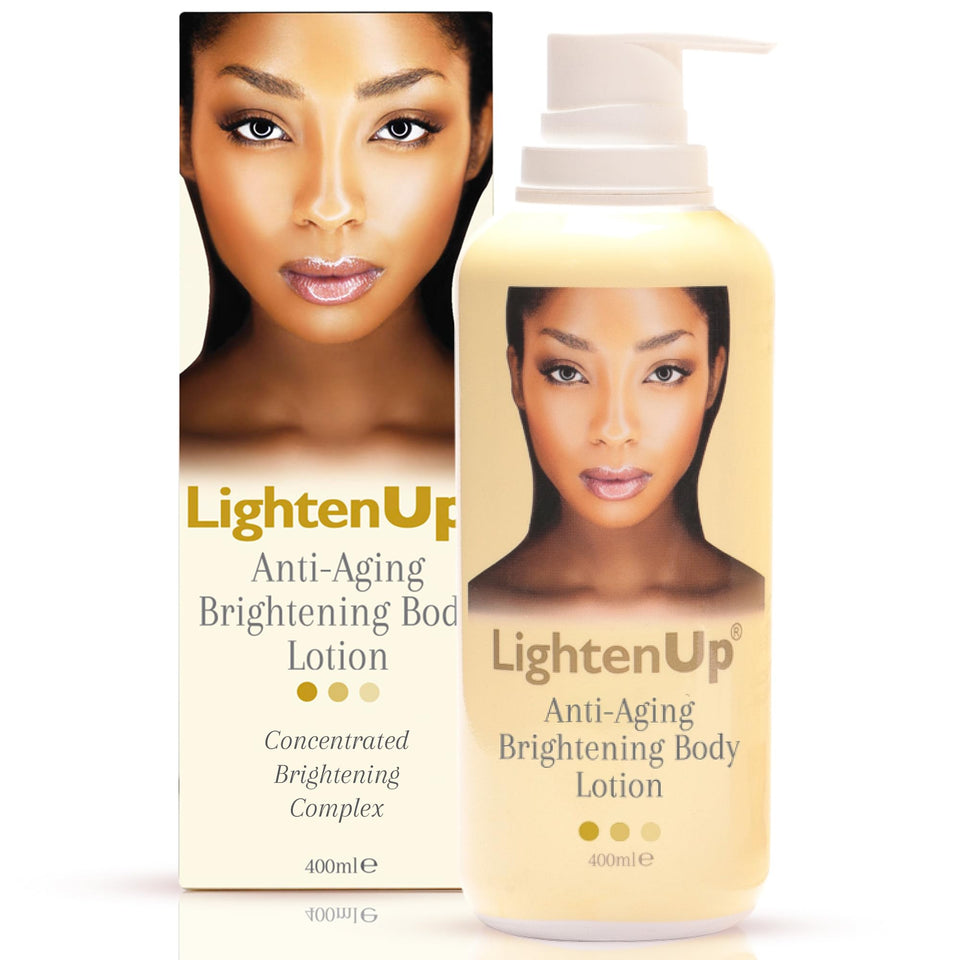 OMIC Lighten-Up front packaging showing 400ml bottle and label for clear product ID