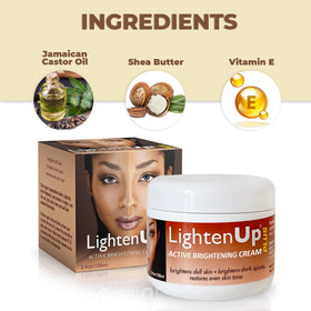 OMIC Lighten-Up cream texture close-up, shows smooth moisturizing finish