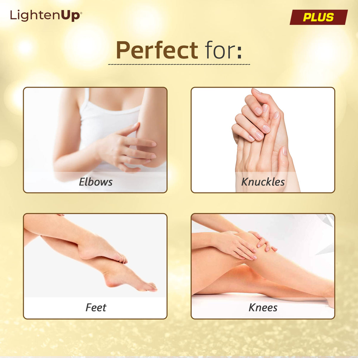 OMIC Lighten-Up on bathroom counter with towel, suggests nightly routine convenience