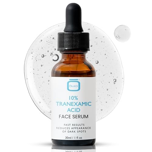 OMIC front packaging showing compact brightening serum bottle and label