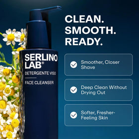 Omnis Uomo ingredients label highlighting niacinamide, aloe, and hydrating components