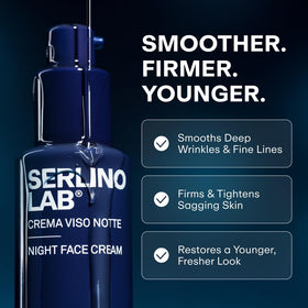 Omnis Uomo SerlinoLab cream on hand being applied for quick absorption