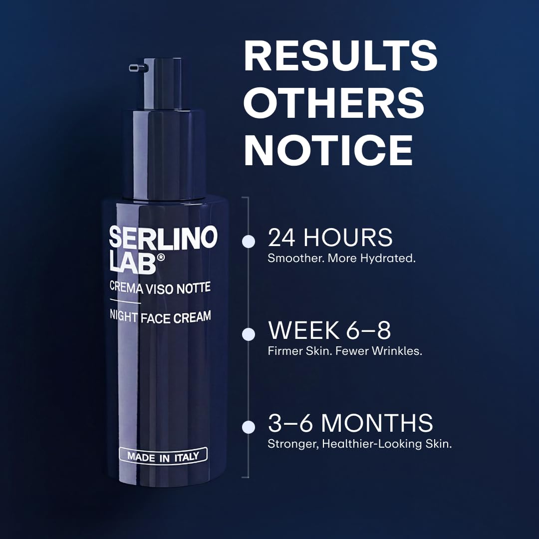 Omnis Uomo SerlinoLab on bathroom shelf as part of a night routine
