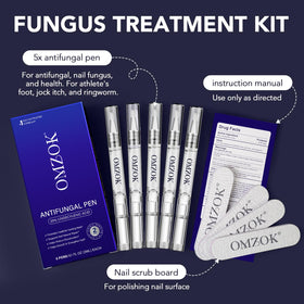 OMZOK pen brush close-up demonstrating precise, mess-free application