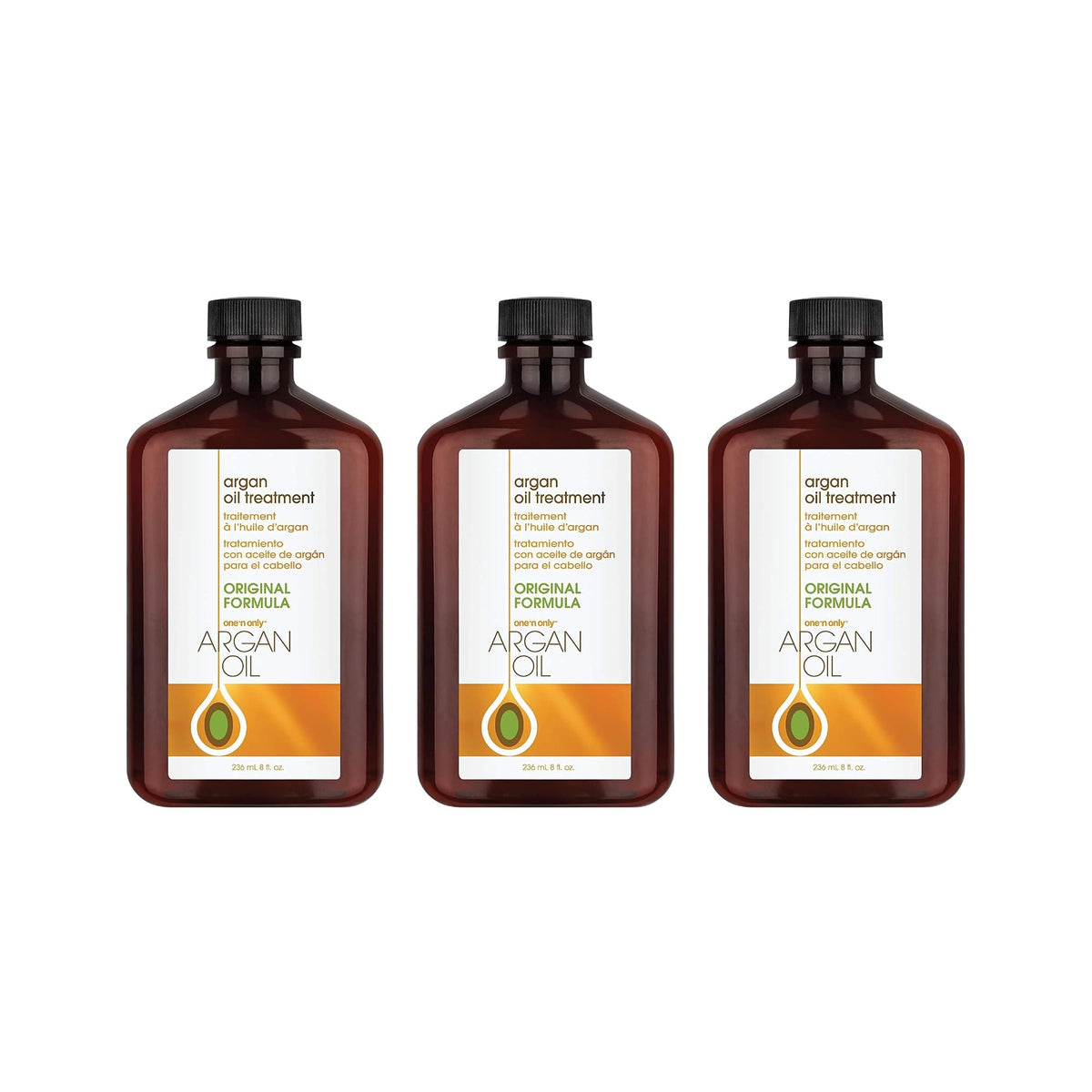 One 'N Only front packaging of 8 oz bottle showing product label and size benefit