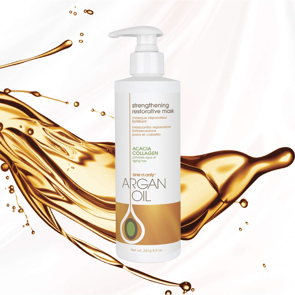 One 'N Only close-up of creamy mask texture for intense moisture delivery