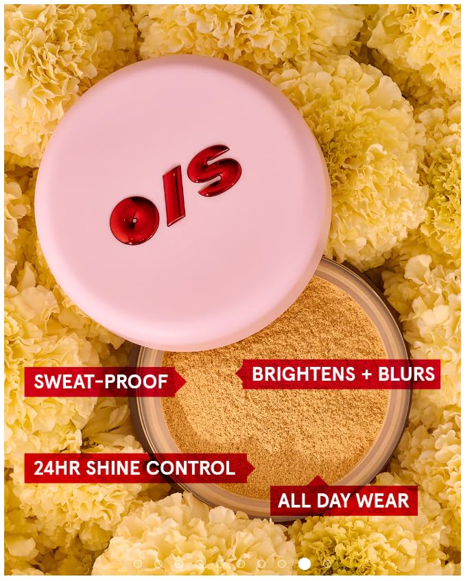 One Size by Patrick Starrr close-up of powder texture showing silky finish and blur benefit