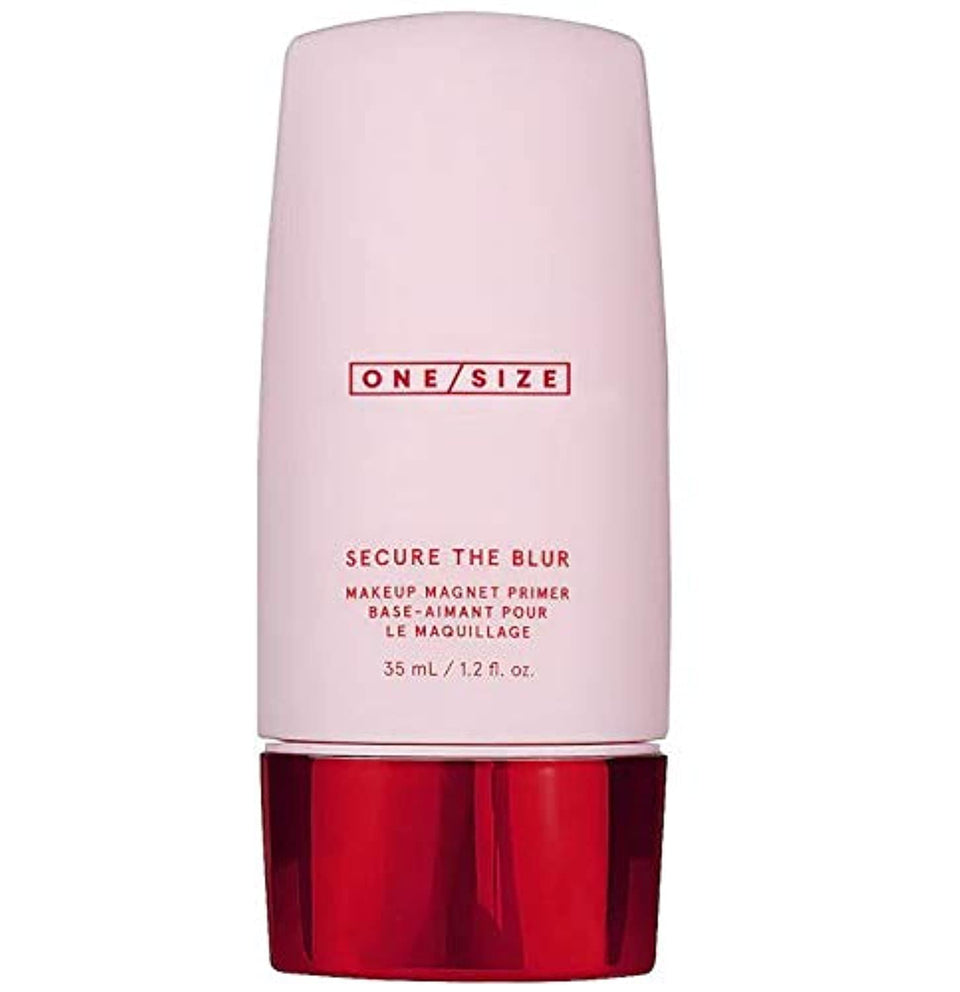 One Size Secure The Blur front packaging showing tube and branding, promotes long-lasting base