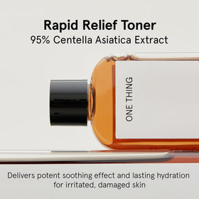 ONE THING label close-up highlighting ingredient transparency and purity