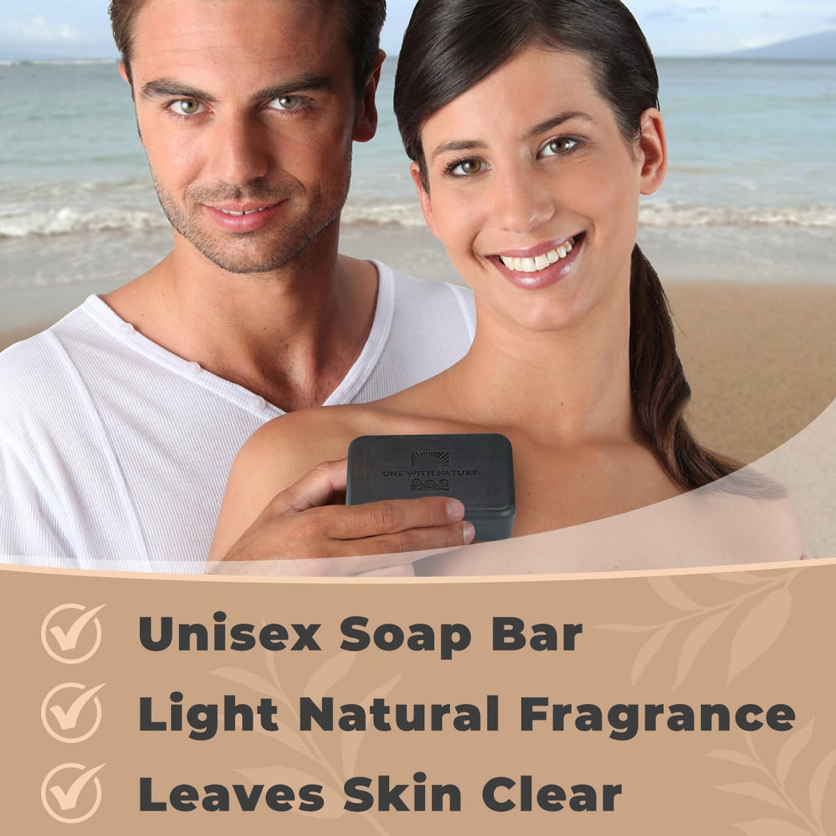 One With Nature Dead Sea salt granules close detail showing mineral exfoliation benefit